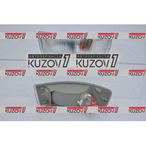 УКАЗАТЕЛЬ ПОВОРОТА В БАМПЕР (ЛЕВЫЙ) БЕЛЫЙ, КИТАЙ - фото