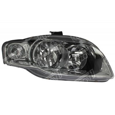 Передняя фара (правая) Белый, TYC для AUDI A4 (B7) 2004-2008 - фото