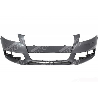 Бампер передний (грунтованный) С Отв Под Омыватели, TYG для AUDI A4 (B8) 2007-2011 - фото