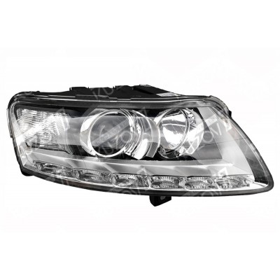 Передняя фара (правая) Xenon, TYC для AUDI A6 (C6) 2008-2011 - фото