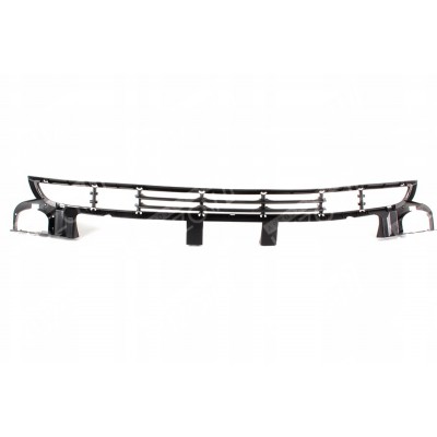 Решетка в бампер (центральная) TYG для BMW 3 (E46) 2001-2005 - фото