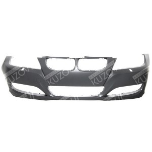 БАМПЕР ПЕРЕДНИЙ (ГРУНТОВАННЫЙ) С ОТВ. ПОД ОМЫВАТЕЛИ, БЕЗ ОТВ. ПОД ПАРКТРОНИКИ - фото