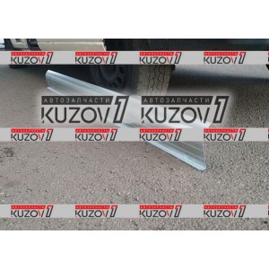 ПОРОГ (ПРАВЫЙ) РЕМКОМПЛЕКТ, НАРУЖНАЯ ЧАСТЬ, ОЦИНКОВКА 1.1 ММ, БЕЛАРУСЬ - фото