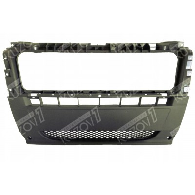 Бампер передний (центр) Темно-Серый, EUROBUMP для CITROEN JUMPER 2006-2014 - фото