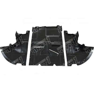 Защита Двигателя Центральная + 2 Боковые (пластик) Florimex для FIAT DUCATO 2014- - фото