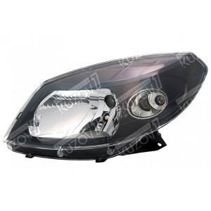 ПЕРЕДНЯЯ ФАРА (ЛЕВАЯ) ТЕМНАЯ, DEPO - фото