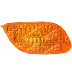 УКАЗАТЕЛЬ ПОВОРОТА В БАМПЕР (ПРАВЫЙ) EURO-TYPE, ЖЕЛТЫЙ, TYC - фото