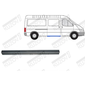 ПОРОГ (ПРАВЫЙ) ПОД БОКОВОЙ СДВИЖНОЙ ДВЕРИ, ОРИГИНАЛ, 0.8 ММ, ПОЛЬША - фото