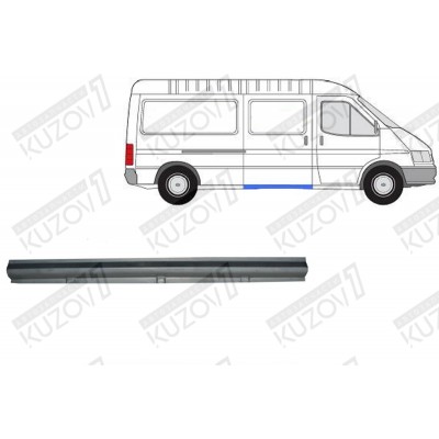 Порог (правый) POTRYKUS для FORD TRANSIT 1986-1991 - фото