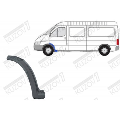 Арка Передняя, (левая) Klokkerholm для FORD TRANSIT 1986-1991 - фото