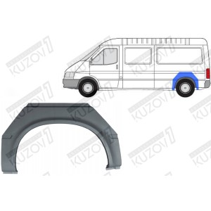 АРКА ЗАДНЯЯ (ЛЕВАЯ), ДЛЯ СДВОЕННЫХ ШИН "СПАРКА", ОРИГИНАЛ, 1.0 ММ, ДАНИЯ - фото