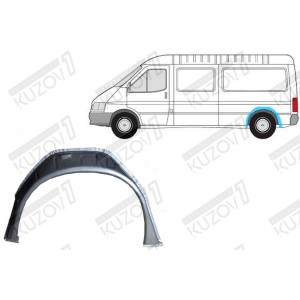 АРКА ЗАДНЯЯ (ЛЕВАЯ=ПРАВАЯ) ВНУТРЕННЯЯ ЧАСТЬ, ОРИГИНАЛ, 0.8 ММ, ПОЛЬША - фото