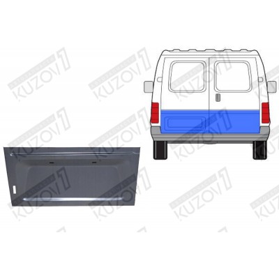 Дверь Задняя Левая (распашная) Potrykus для FORD TRANSIT 1994-2000 - фото