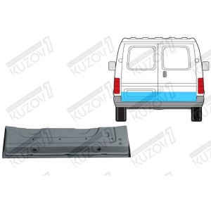 ДВЕРЬ ЗАДНЯЯ ЛЕВАЯ (РАСПАШНАЯ) НИЖНЯЯ ВНУТРЕННЯЯ ЧАСТЬ, ОРИГИНАЛ, 0.8 ММ, ПОЛЬША - фото