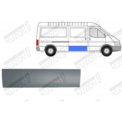 Дверь Боковая Сдвижная (правая) 29 См Klokkerholm для FORD TRANSIT 1991-1994 - фото