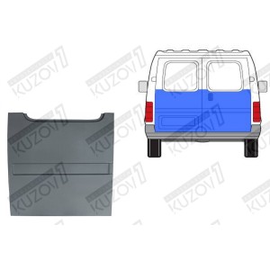 ДВЕРЬ ЗАДНЯЯ ПРАВАЯ (РАСПАШНАЯ) НИЖНЯЯ НАРУЖНАЯ ЧАСТЬ, ДО СТЕКЛА, ОРИГИНАЛ, 0.8 ММ, ПОЛЬША - фото