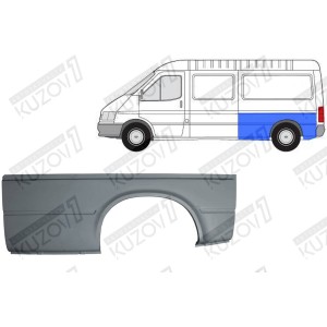 КРЫЛО ЗАДНЕЕ (ЛЕВОЕ), ОРИГИНАЛ, 0,8 ММ, ПОЛЬША  - фото