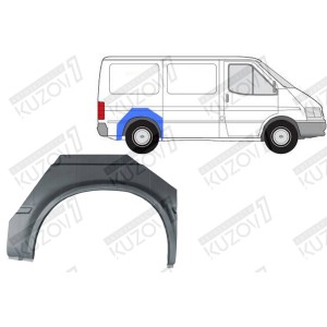 АРКА ЗАДНЯЯ (ПРАВАЯ), ОРИГИНАЛ, 1.0 ММ, ДАНИЯ - фото