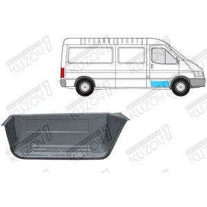 СТУПЕНЬ ПЕРЕДНЕЙ ДВЕРИ (ПРАВОЙ) ОРИГИНАЛ, 0.8 ММ, ПОЛЬША - фото