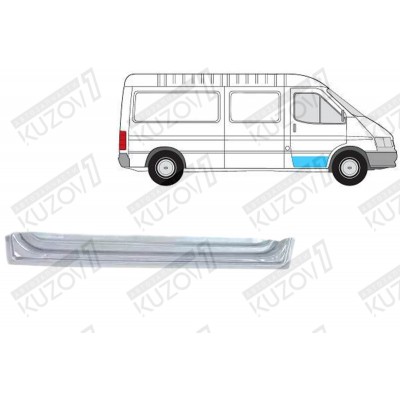 Дверь Передняя (правая) Нижняя Klokkerholm для FORD TRANSIT 1991-1994 - фото