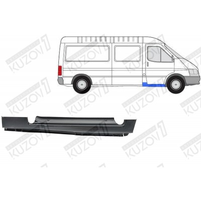 Порог (правый) Klokkerholm для FORD TRANSIT 1991-1994 - фото