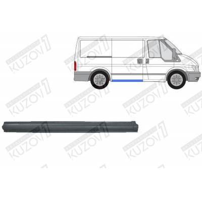 Порог (правый) Klokkerholm для FORD TRANSIT 2000-2006 - фото