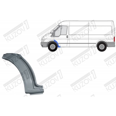 Арка Передняя, (левая) Klokkerholm для FORD TRANSIT 2000-2006 - фото