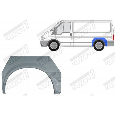 Арка задняя (левая) Klokkerholm для FORD TRANSIT 2000-2006 - фото