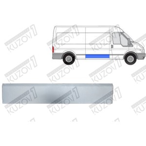 ДВЕРЬ БОКОВАЯ СДВИЖНАЯ (ПРАВАЯ) НИЖНЯЯ НАРУЖНАЯ ЧАСТЬ 27 СМ, ОРИГИНАЛ, 0.8 ММ, ПОЛЬША - фото