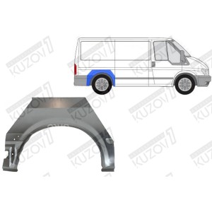 АРКА ЗАДНЯЯ (ПРАВАЯ), ОРИГИНАЛ, 0,8 ММ, ПОЛЬША - фото