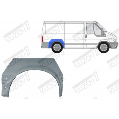 Арка задняя (правая) Klokkerholm для FORD TRANSIT 2000-2006 - фото