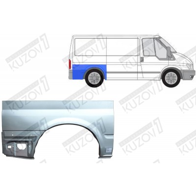 Крыло Заднее (правое) Klokkerholm для FORD TRANSIT 2000-2006 - фото