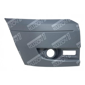 БАМПЕР ПЕРЕДНИЙ (ПРАВАЯ ЧАСТЬ) С ОТВ ПОД ПРОТИВОТУМАНКУ - фото