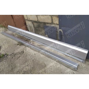 ПОРОГ (ЛЕВЫЙ) РЕМКОМПЛЕКТ, НИЖНЯЯ+ВЕРХНЯЯ НАРУЖНАЯ ЧАСТЬ, ОЦИНКОВКА 1.1 ММ, БЕЛАРУСЬ - фото