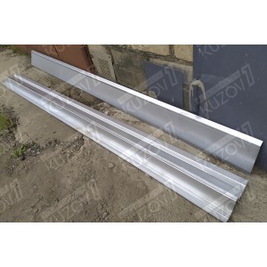 ПОРОГ (ЛЕВЫЙ) РЕМКОМПЛЕКТ, НИЖНЯЯ+ВЕРХНЯЯ НАРУЖНАЯ ЧАСТЬ, ОЦИНКОВКА 1.1 ММ, БЕЛАРУСЬ - фото