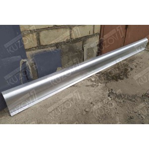 ПОРОГ (ПРАВЫЙ) РЕМКОМПЛЕКТ, НАРУЖНАЯ ЧАСТЬ, ОЦИНКОВКА 1.1 ММ, БЕЛАРУСЬ - фото