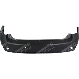 БАМПЕР ЗАДНИЙ (ЧЕРНЫЙ) С ОТВ ПОД ПАРКТРОНИКИ 2009-2012 - фото