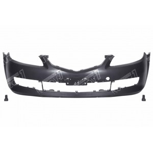 БАМПЕР ПЕРЕДНИЙ (СЕРЫЙ) С ОТВ. ПРОТИВОТУМАННЫХ ФАР - фото