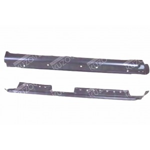 ПОРОГ (ПРАВЫЙ) С ОТВ. ПОД НАКЛАДКИ ПОРОГОВ, ПОЛНЫЙ ПРОФИЛЬ, ОРИГИНАЛ, 0.8 ММ, ПОЛЬША - фото