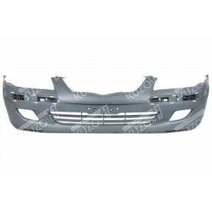 БАМПЕР ПЕРЕДНИЙ (ГРУНТОВАННЫЙ) EURO-TYPE, С ОТВ. ПОД ПРОТИВОТУМАНКИ - фото