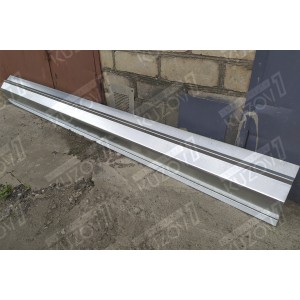 ПОРОГ (ЛЕВЫЙ) РЕМКОМПЛЕКТ, НАРУЖНАЯ ЧАСТЬ, ОЦИНКОВКА 1.1 ММ, БЕЛАРУСЬ - фото