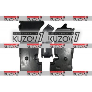 ЗАЩИТА ДВИГАТЕЛЯ ЦЕНТРАЛЬНАЯ + 2 БОКОВЫЕ (ПЛАСТИК) FLORIMEX - фото