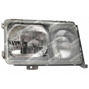 ПЕРЕДНЯЯ ФАРА (ПРАВАЯ) 1989-1993, СЕРЫЙ ОТРАЖАТЕЛЬ, КИТАЙ - фото