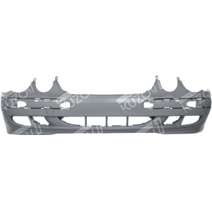 БАМПЕР ПЕРЕДНИЙ (ГРУНТОВАННЫЙ) БЕЗ ОТВ. ПОД ОМЫВАТЕЛЬ  - фото