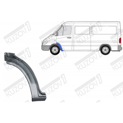 Арка Передняя, Задняя, (левая) POTRYKUS для Mercedes Sprinter 2000-2006 - фото