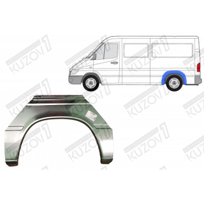 Арка Задняя Большая Klokkerholm для Mercedes Sprinter 1995-2000 - фото