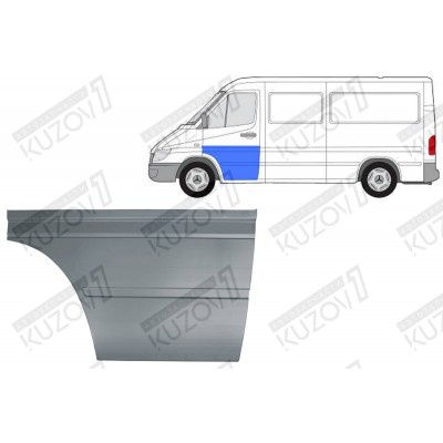 Дверь Передняя (левая) 64 См Klokkerholm для Mercedes Sprinter 1995-2000 - фото