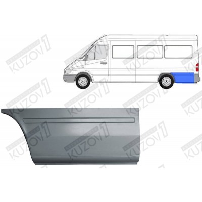 Крыло Заднее (левое) Задняя Часть POTRYKUS для Mercedes Sprinter 1995-2000 - фото