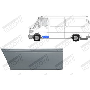 ДВЕРЬ ПЕРЕДНЯЯ (ЛЕВАЯ) НИЖНЯЯ НАРУЖНАЯ ЧАСТЬ, ОРИГИНАЛ, 0.8 ММ, ПОЛЬША