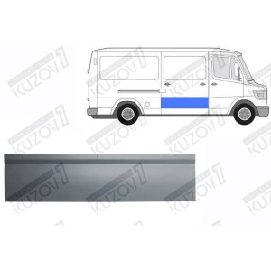 ДВЕРЬ БОКОВАЯ СДВИЖНАЯ (ПРАВАЯ) НИЖНЯЯ НАРУЖНЯЯ ЧАСТЬ, ОРИГИНАЛ, 0.8 ММ, ПОЛЬША - фото